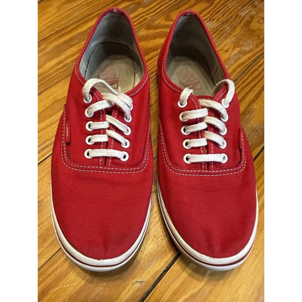 Vans Off the Wall Classic Sneakers Red Women's Size 8.5, Men's 7